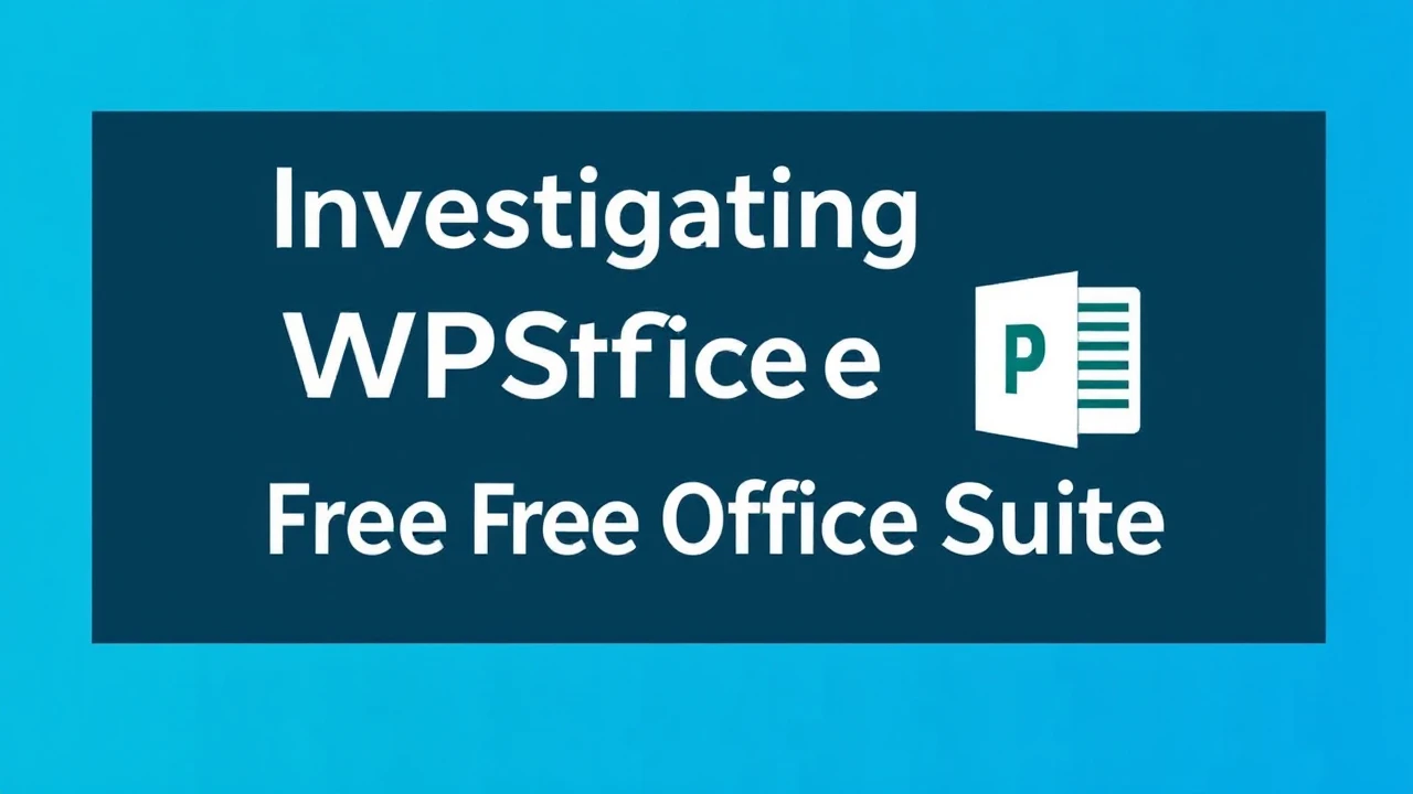 Investigating WPS Office Software: The Free Office Suite