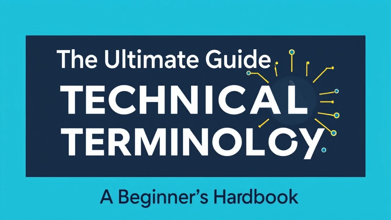 The Ultimate Guide Technical Terminology: A Beginner's Handbook