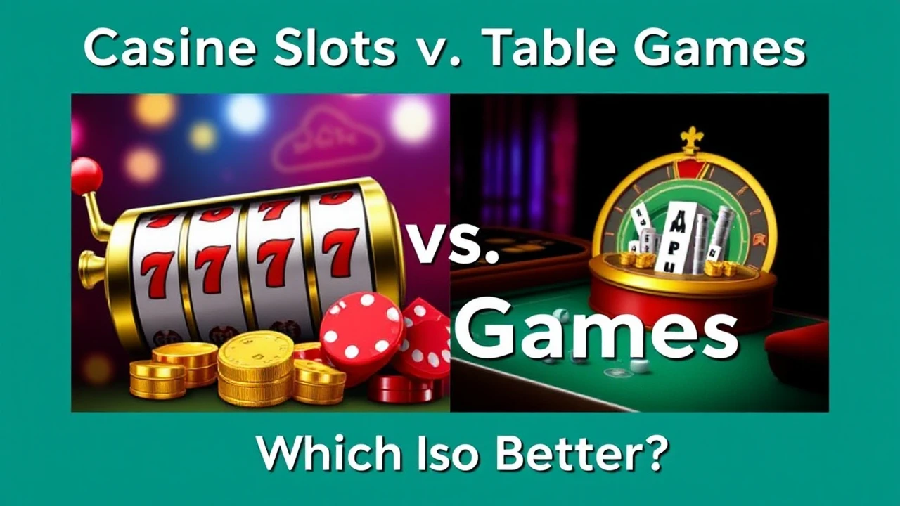 Casino Slots vs. Table Games: Which is Better?