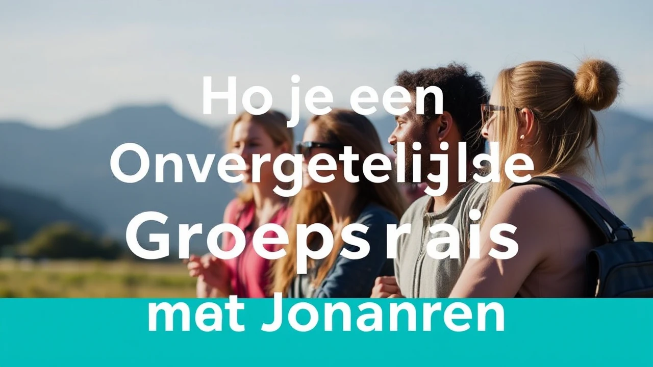 Hoe je een Onvergetelijke Groepsreis met Jongeren Kan Plannen