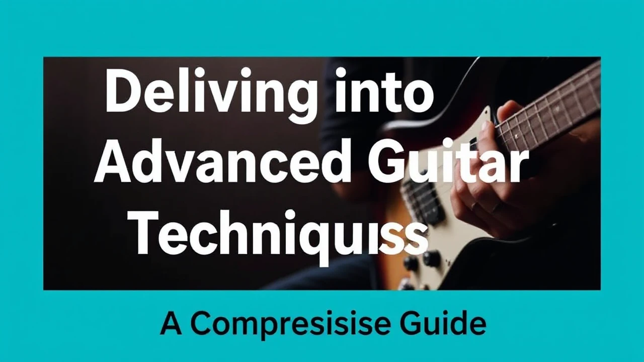 Delving into Advanced Guitar Techniques: A Comprehensive Guide