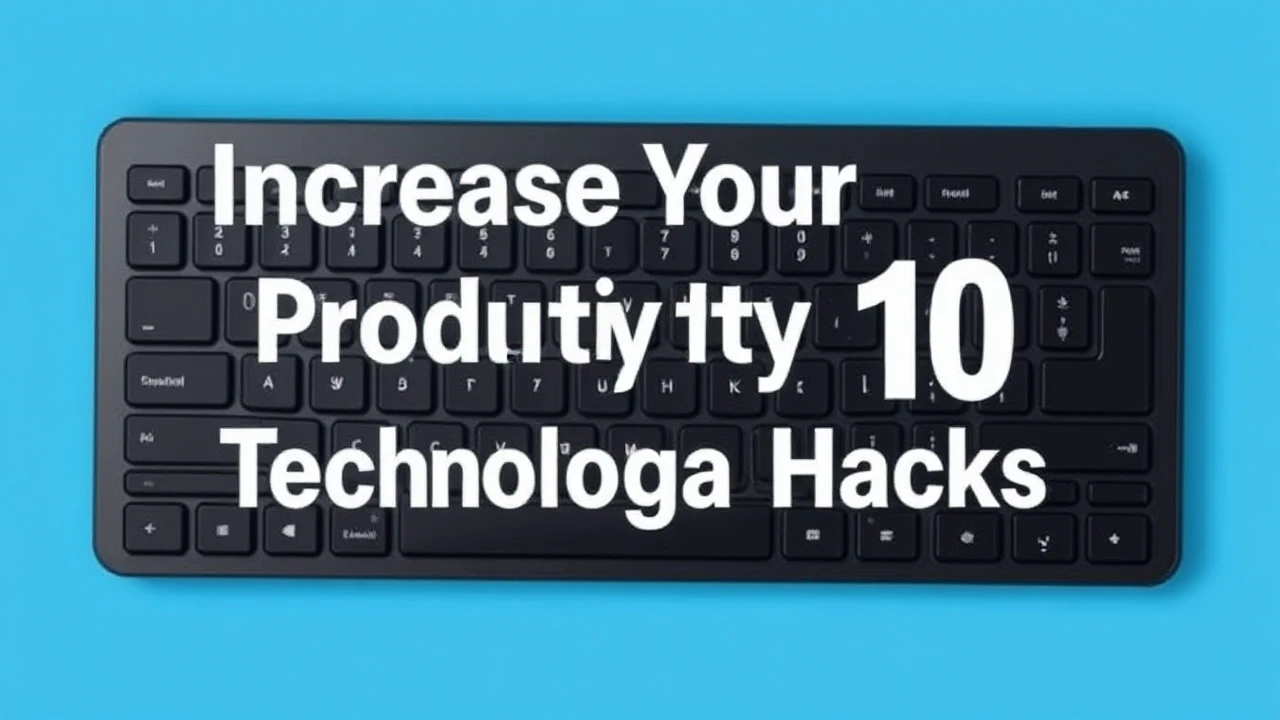 Increase Your Productivity with These 10 Technological Hacks
