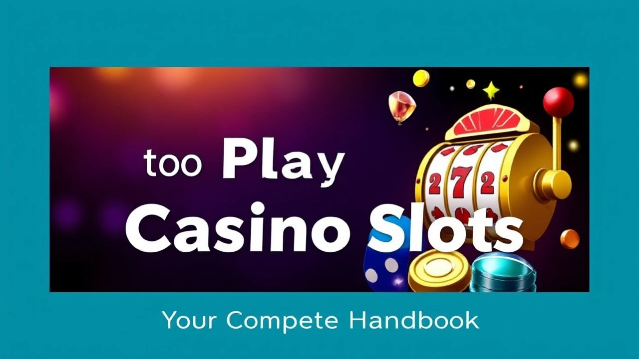 Your Complete Handbook to Playing Casino Slots