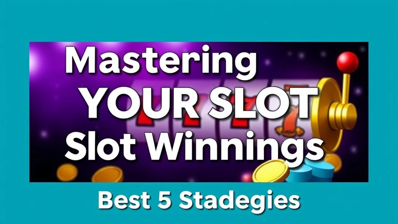 Mastering Your Slot Winnings: Best 5 Strategies