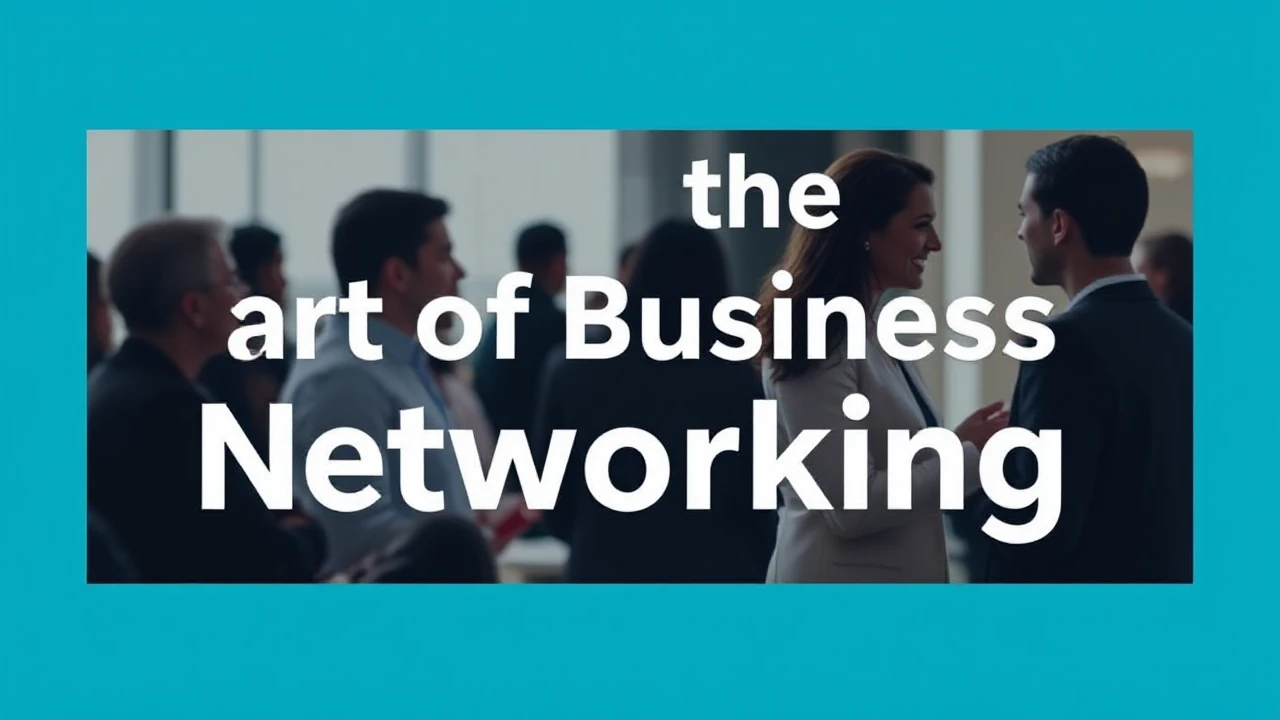 Perfecting the Art of Business Networking: A Detailed Guide