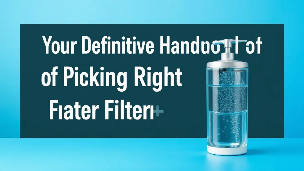 Your Definitive Handbook of Picking the Right Water Filtration System