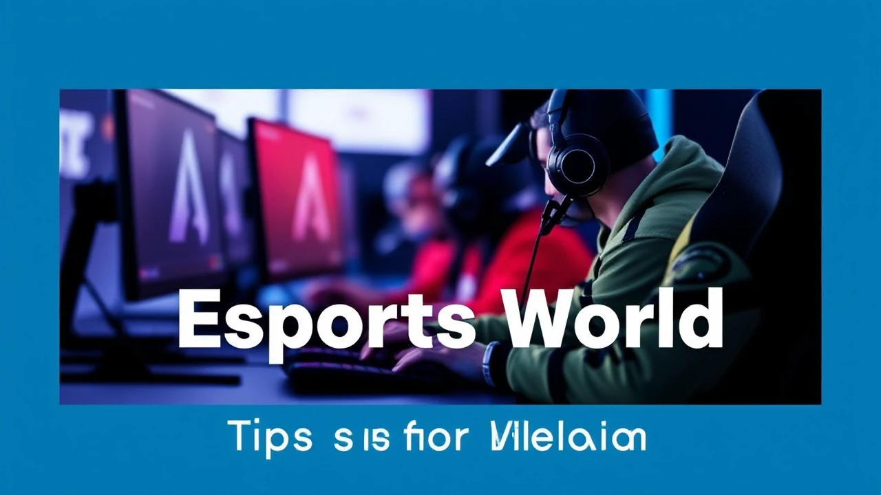 Entering the Esports World: Tips for Players