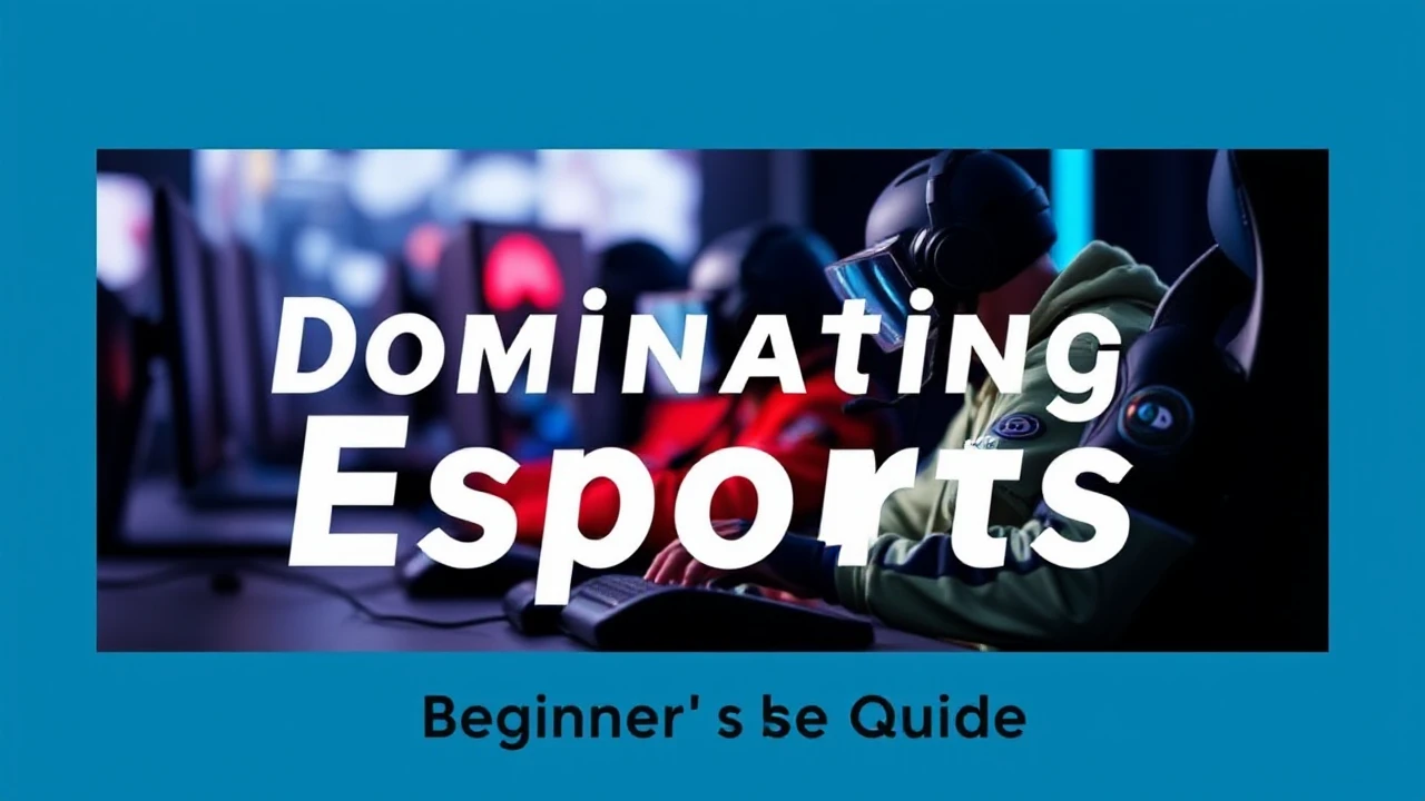 Dominating Esports: A Beginner's Guide to Professional Gaming
