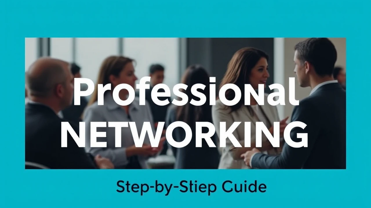 Mastering the Skill of Professional Networking: A Step-by-Step Guide