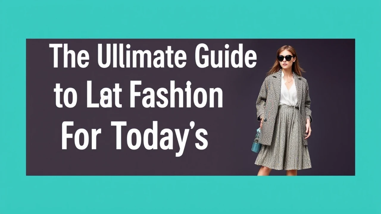 The Ultimate Guide to Latest Fashion for Today's Woman