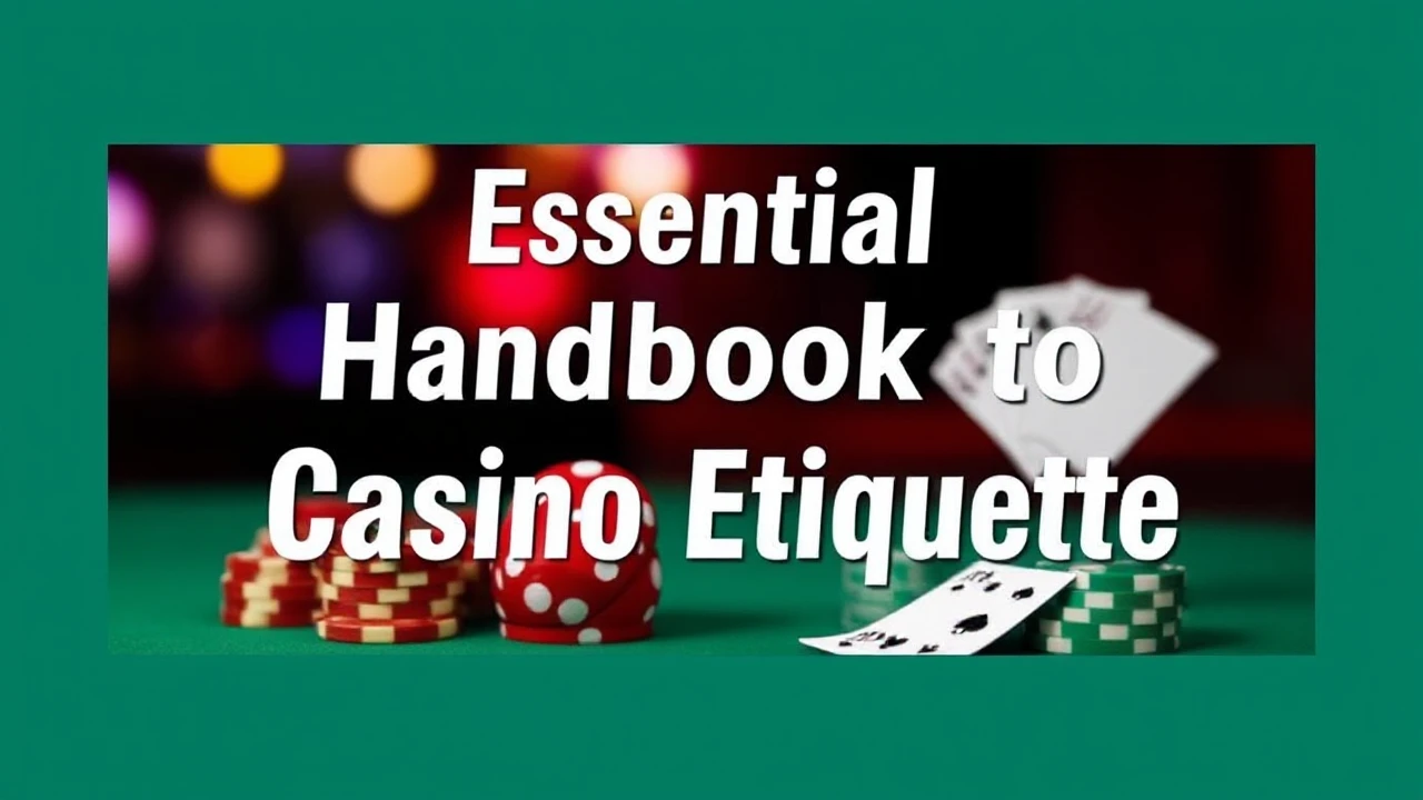 Your Essential Handbook to Casino Etiquette