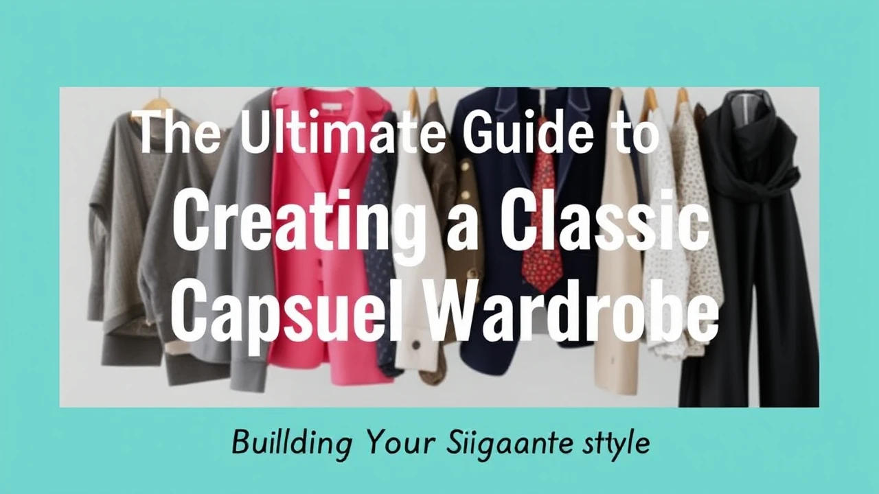 The Ultimate Guide to Creating a Classic Capsule Wardrobe
