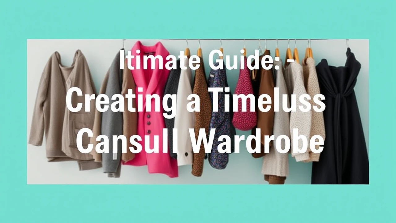 The Ultimate Guide to Creating a Timeless Capsule Wardrobe