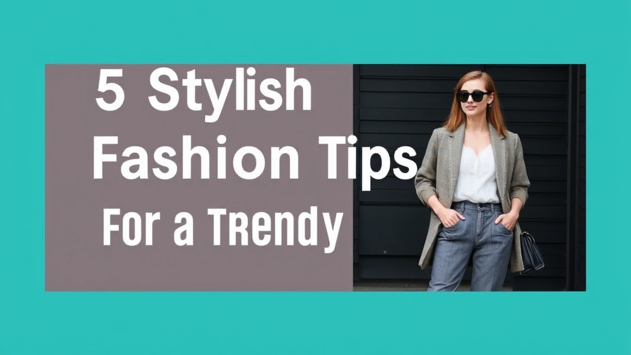 5 Stylish Fashion Tips for a Trendy Lifestyle