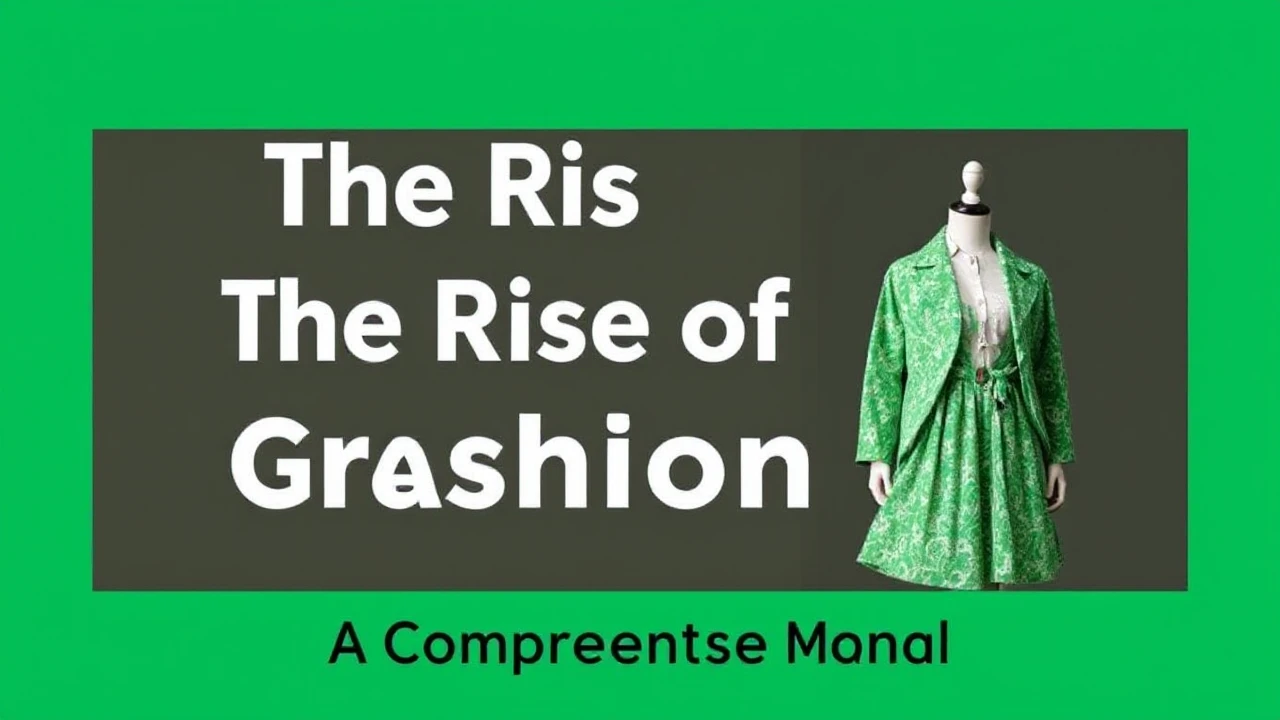 The Rise of Green Fashion: A Comprehensive Manual
