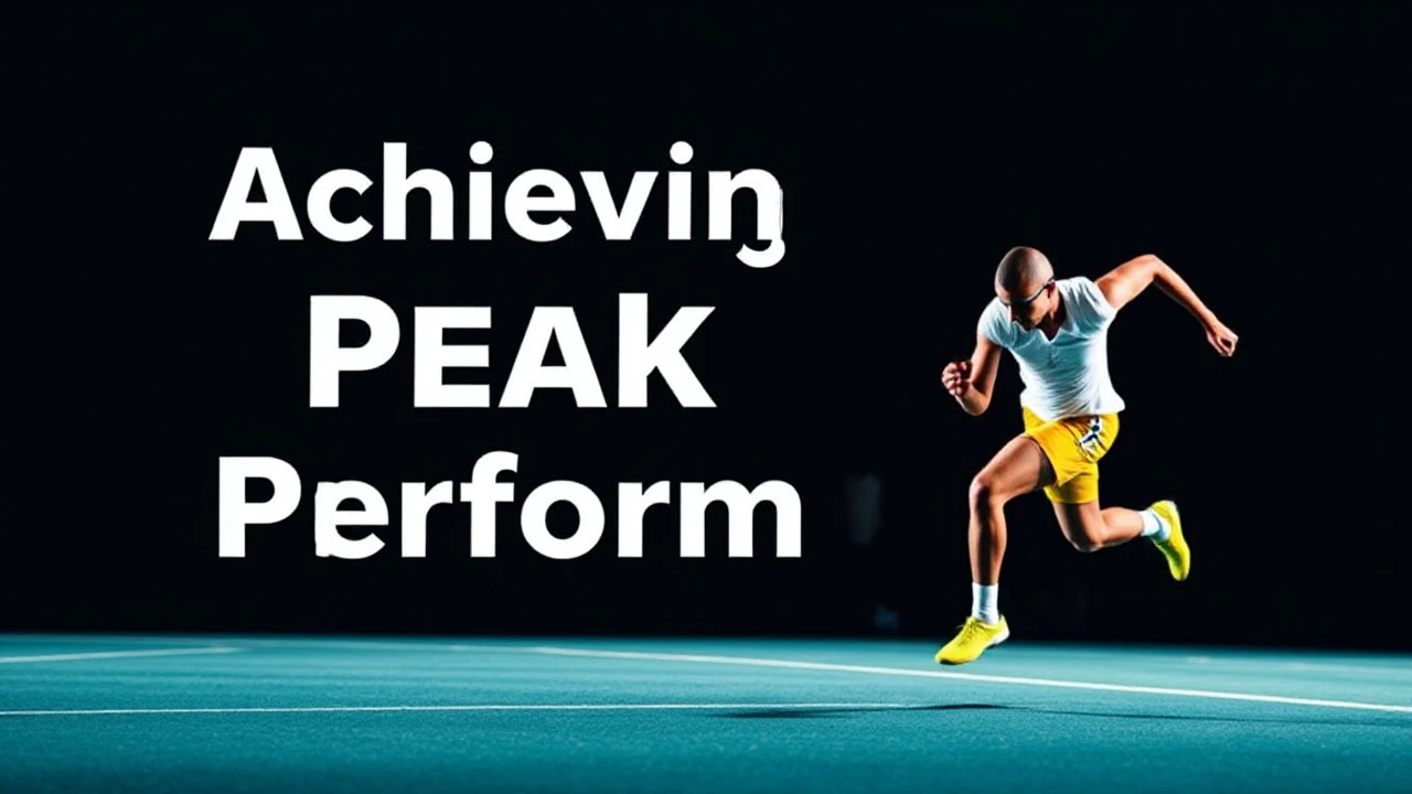 Achieving Peak Performance: Expert Tips from Pro Athletes