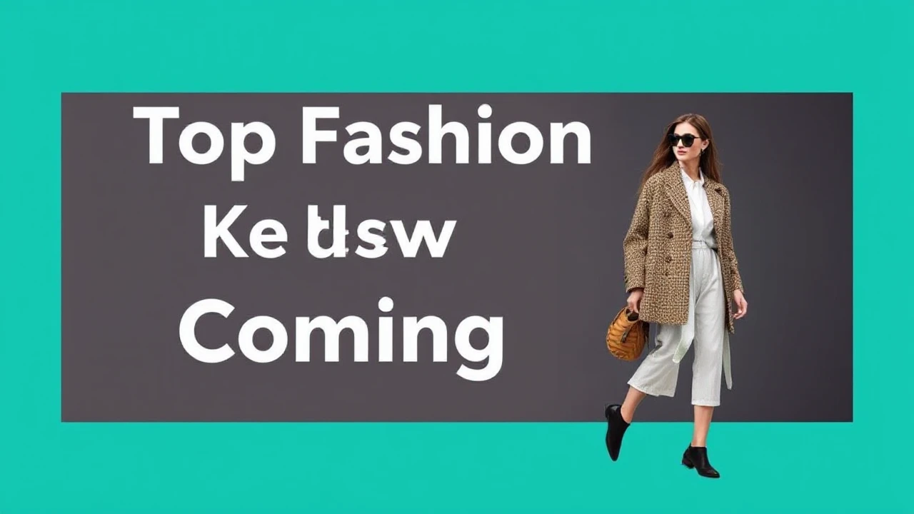 Top Fashion Trends to Keep an Eye on in the Coming Year