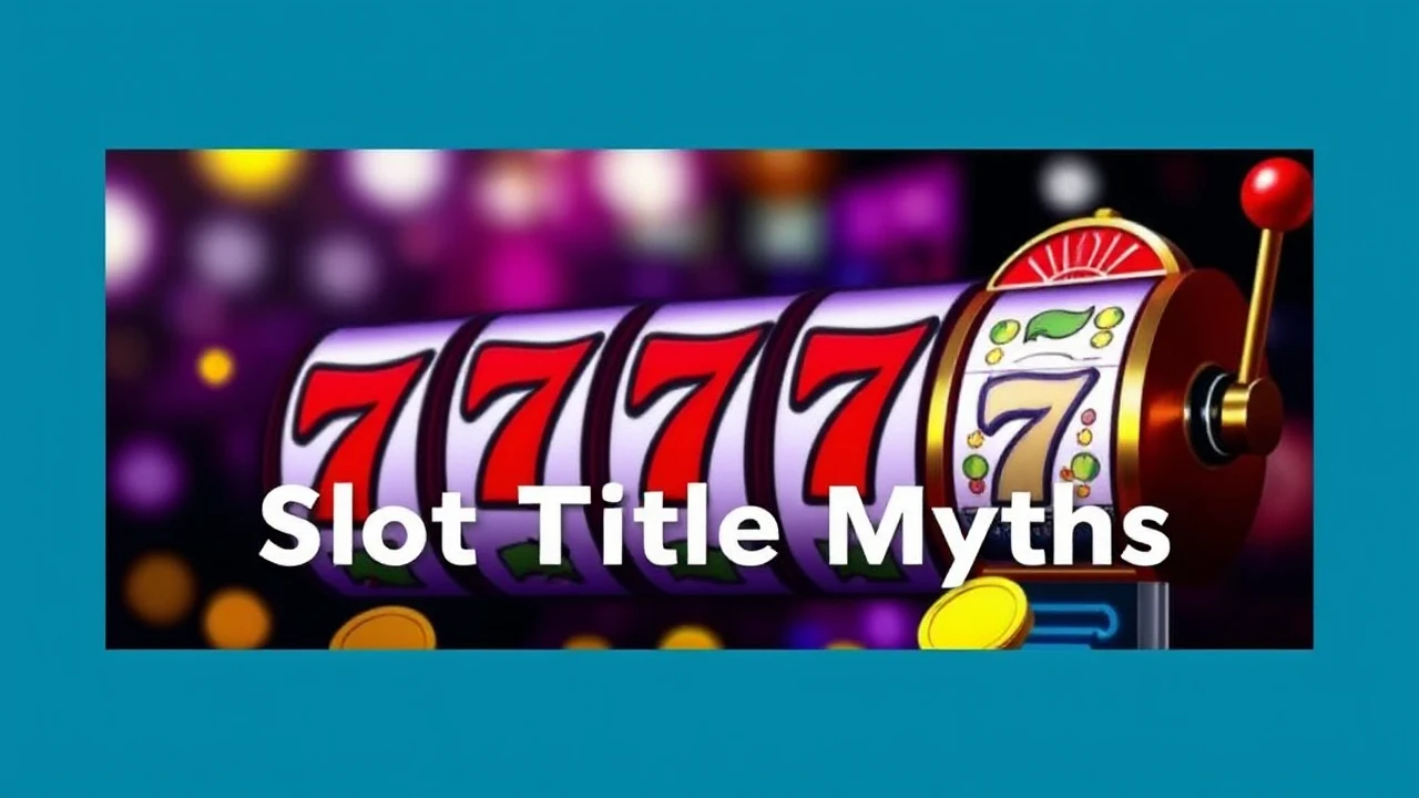 Dispelling Ten Slot Title Myths: Distinguishing Reality from Mythology