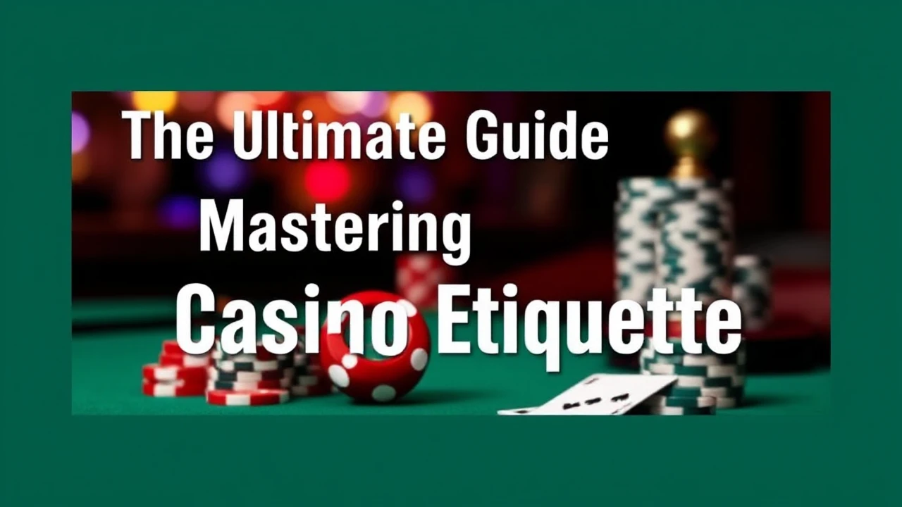 The Ultimate Guide to Mastering Casino Etiquette