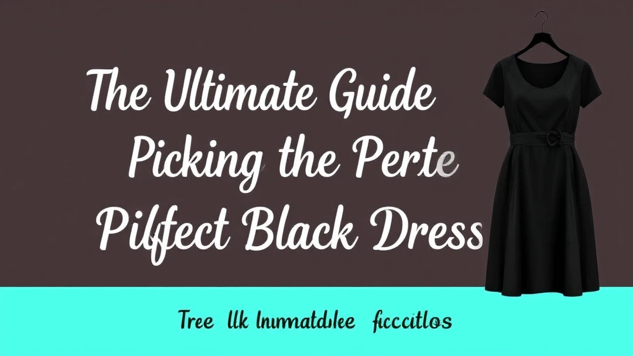 The Ultimate Guide of Picking the Perfect Little Black Dress
