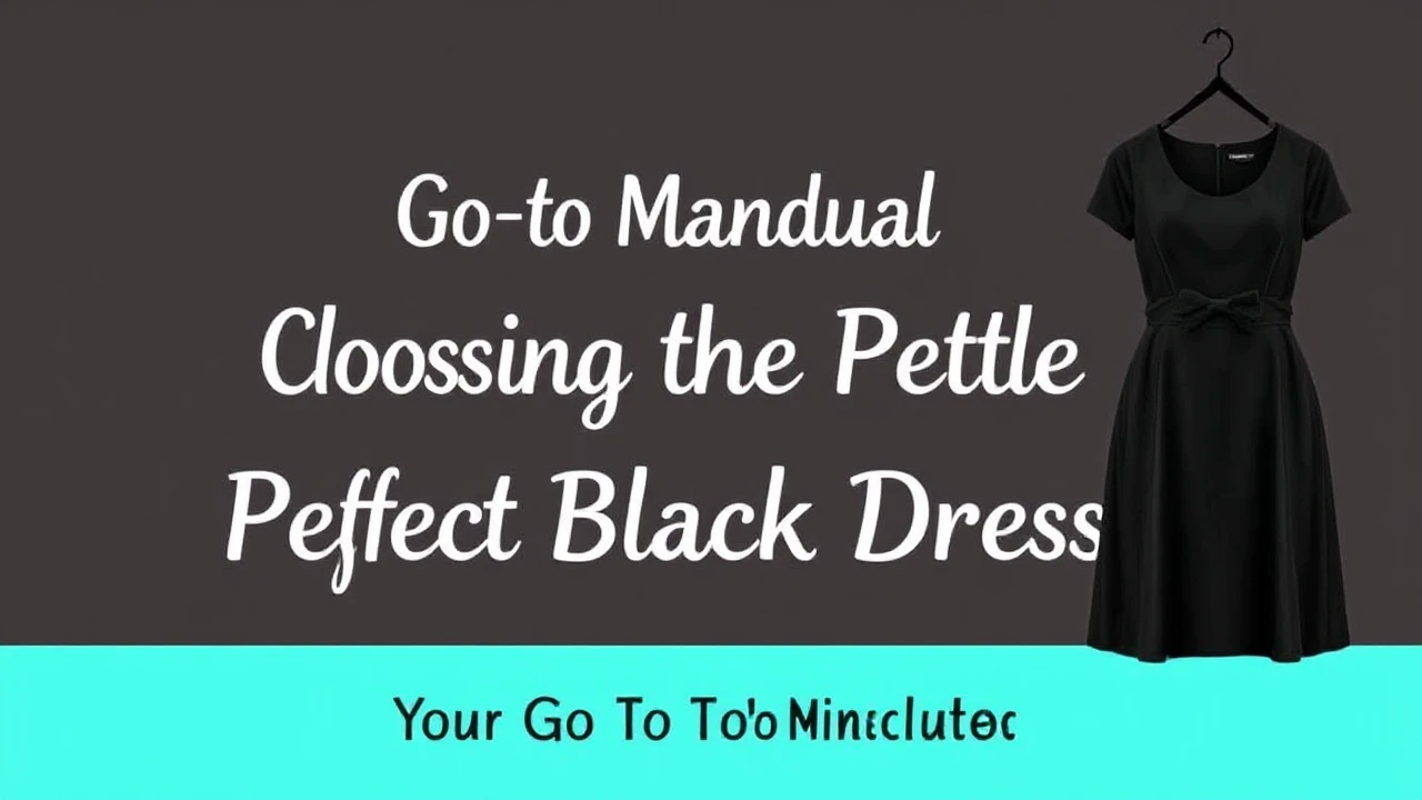 Your Go-To Manual of Choosing the Perfect Little Black Dress