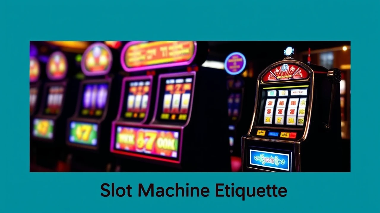 Nailing the Art of Slot Machine Etiquette