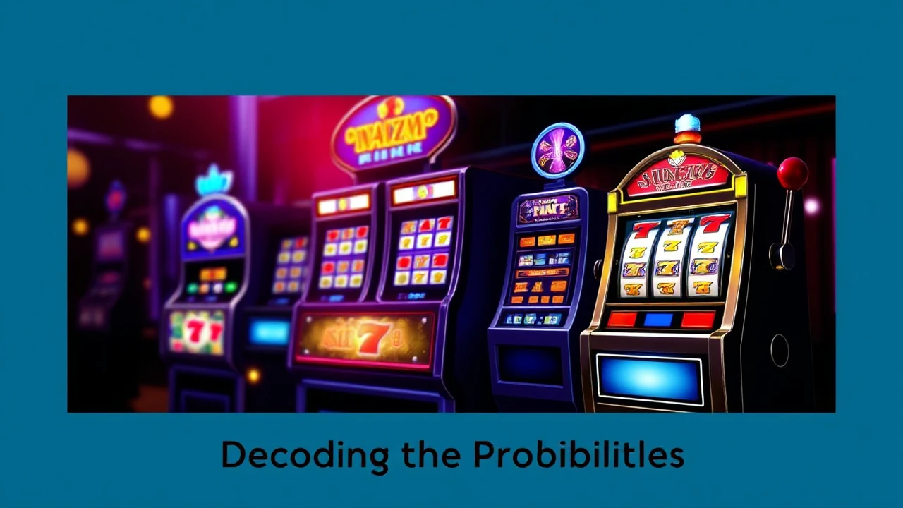 Decoding the Probabilities: Player's Handbook to Slot Machines