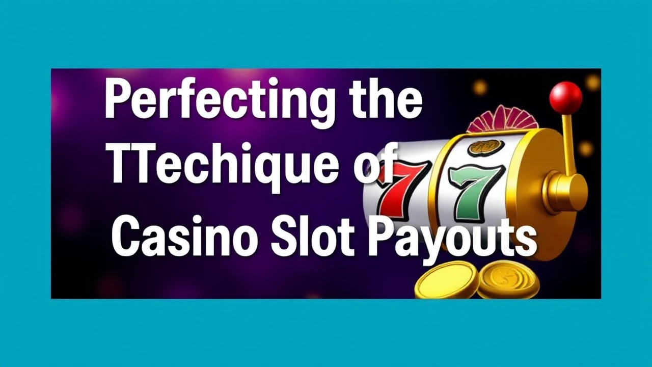 Perfecting the Technique of Casino Slot Payouts