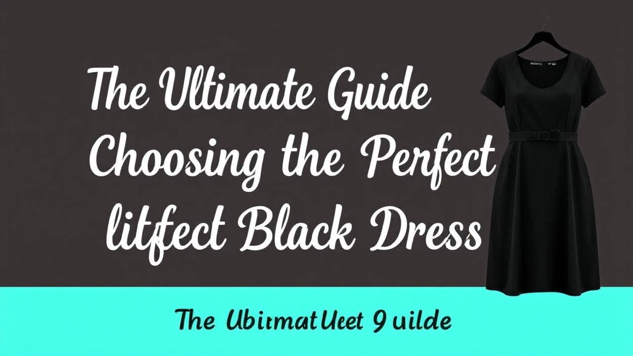 The Ultimate Guide of Choosing the Perfect Little Black Dress