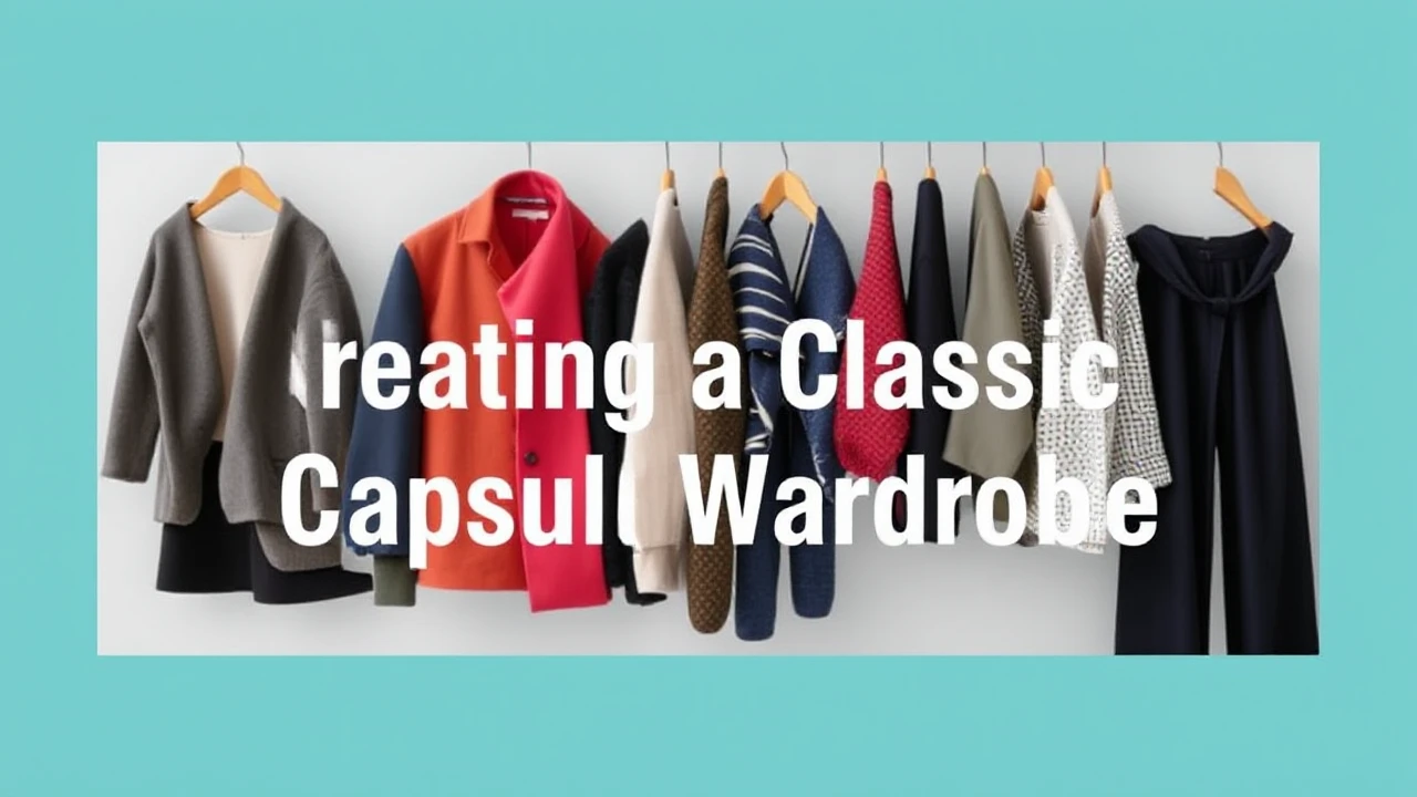 A Comprehensive Manual to Creating a Classic Capsule Wardrobe