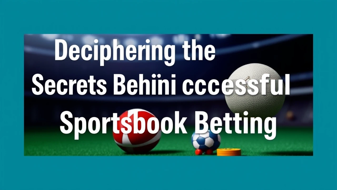 Deciphering the Secrets Behind Successful Sportsbook Betting