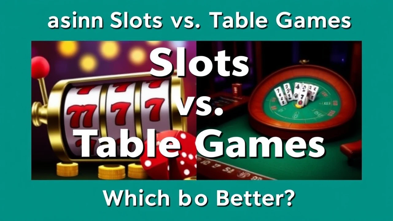 Casino Slots vs. Table Games: Which is Better?