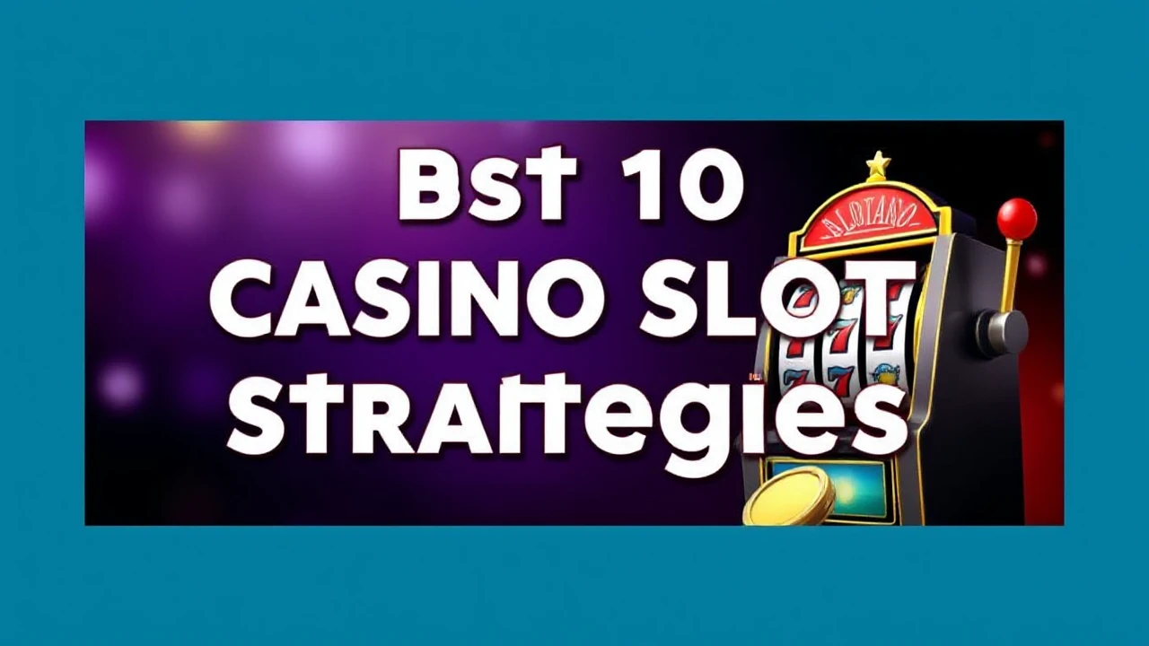 Best 10 Casino Slot Strategies for Ensuring Success