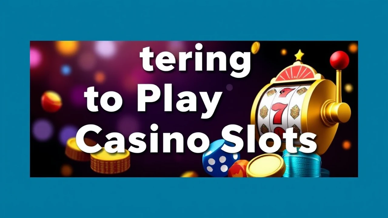 Mastering to Playing Casino Slots