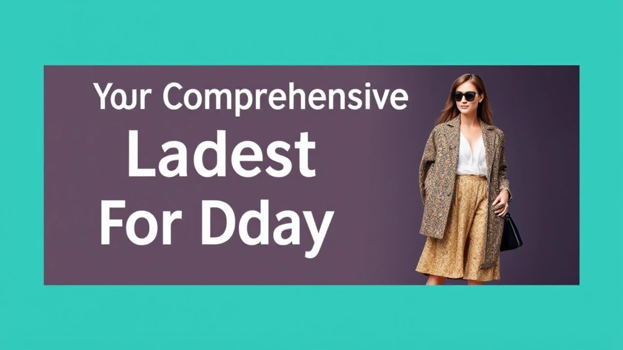 Your Comprehensive Handbook to Latest Fashion for Today's Woman