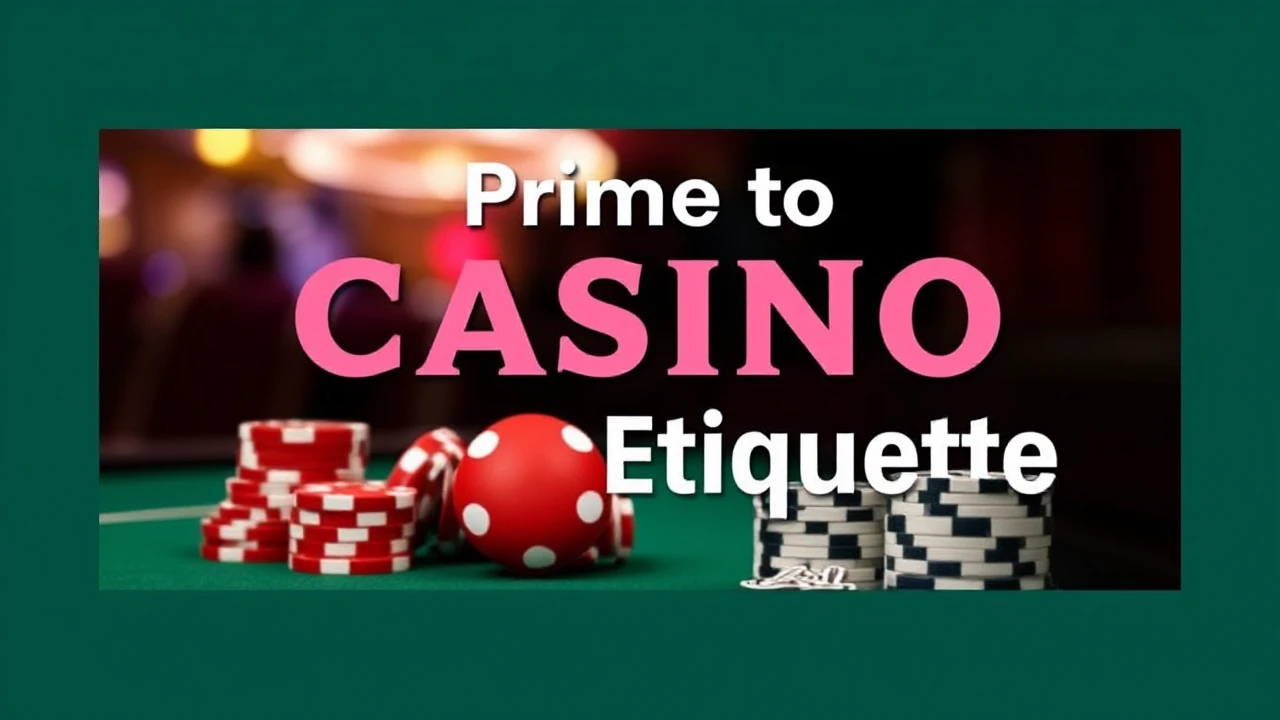 Your Primer to Casino Etiquette: Dos and Don'ts