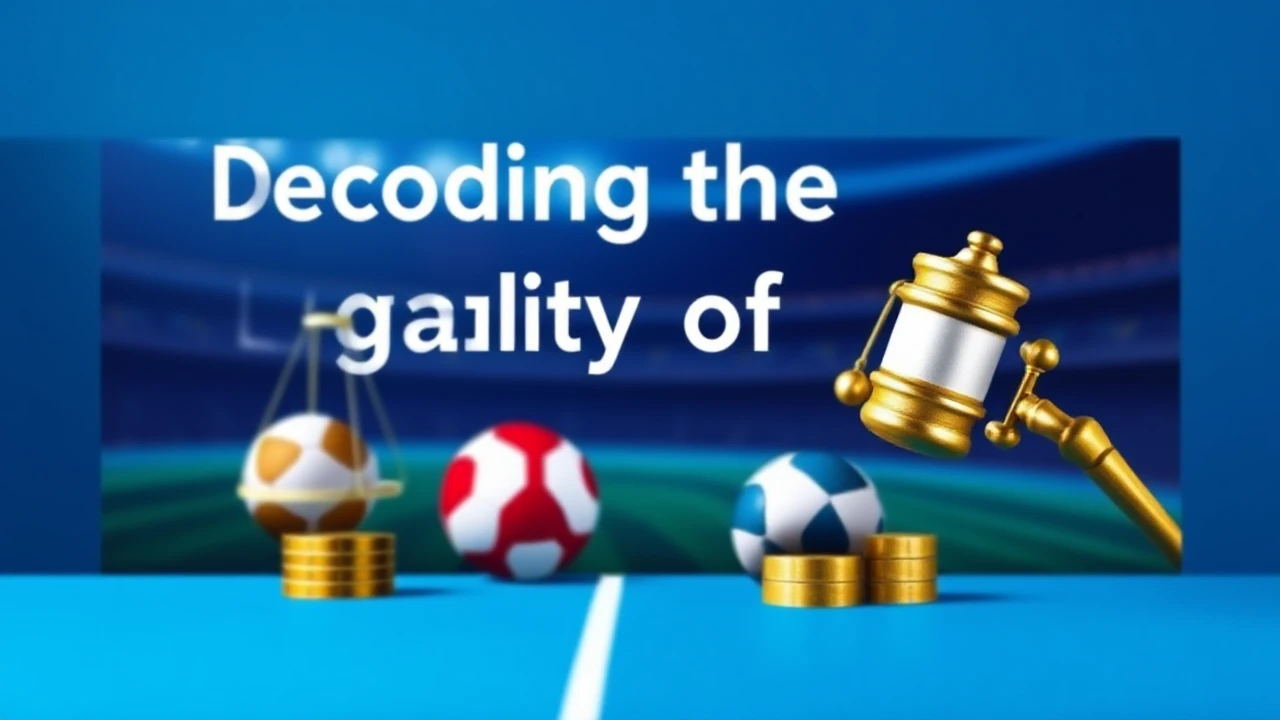 Decoding the Legality of Internet Sportsbooks: Essential Facts to Grasp