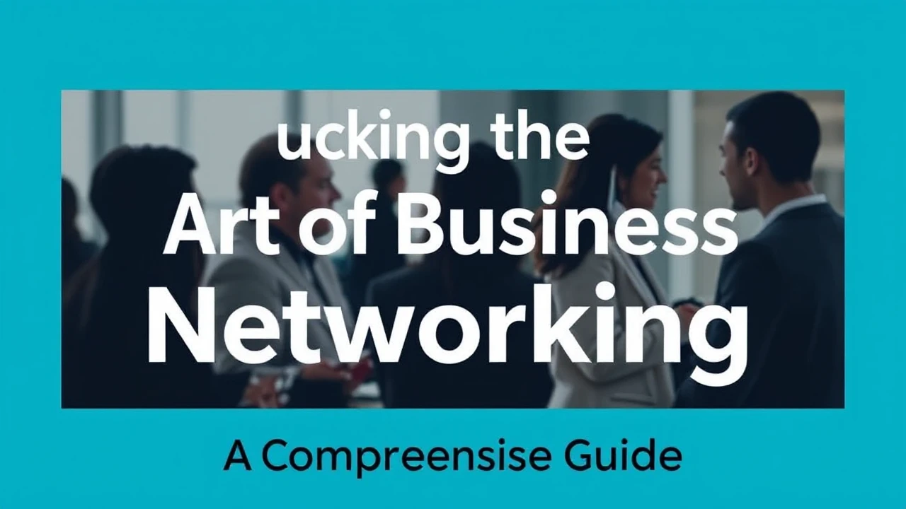 Unlocking the Art of Business Networking: A Comprehensive Guide