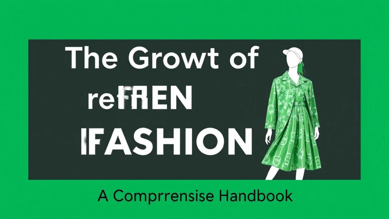 The Growth of Green Fashion: A Comprehensive Handbook