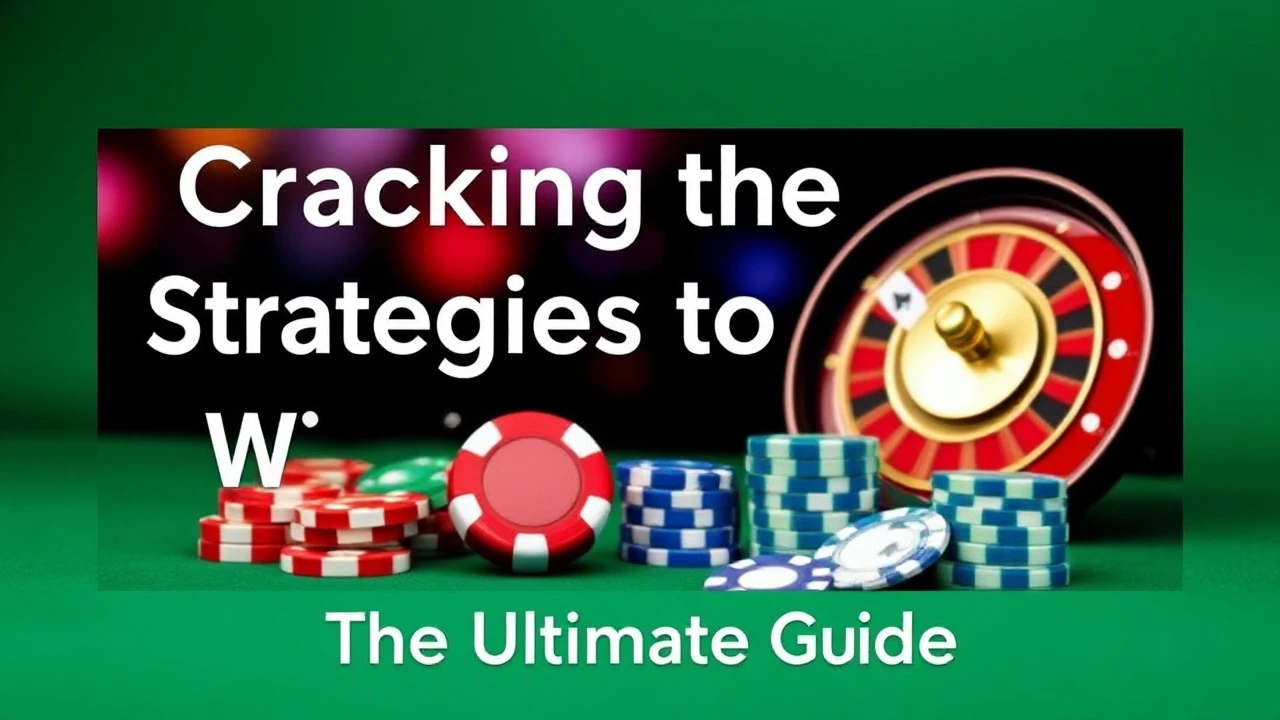 Cracking the Strategies to Winning in Casinos: Your Ultimate Guide