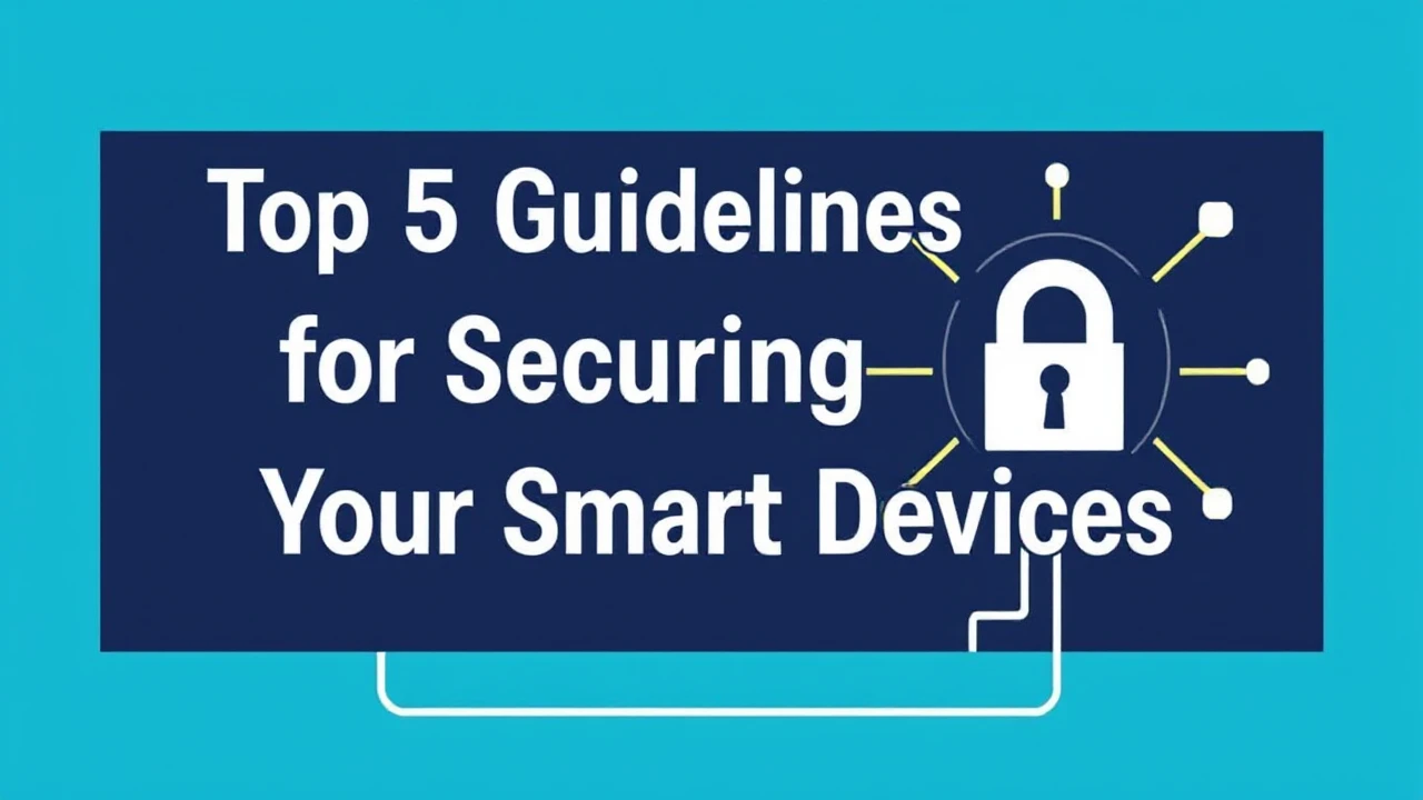 Top Five Guidelines for Securing Your Smart Devices