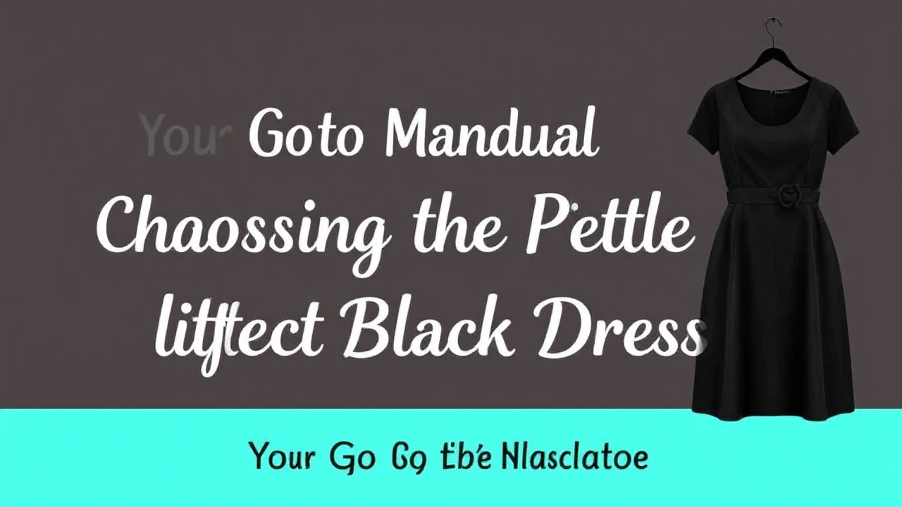 Your Go-To Manual of Choosing the Perfect Little Black Dress