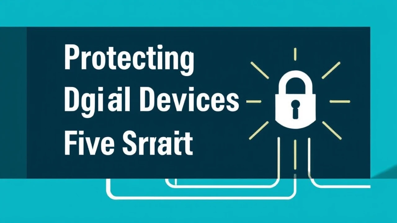 Protecting Your Digital Devices: Five Straightforward Tips