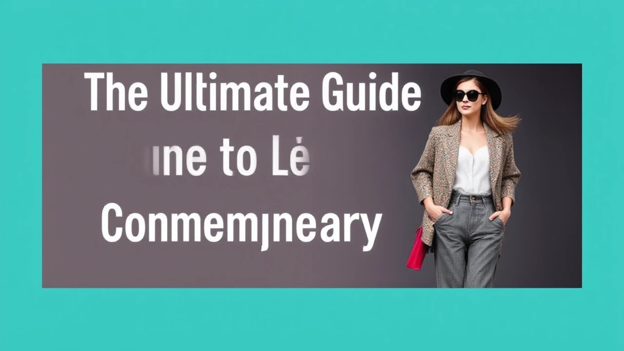 The Ultimate Guide to Latest Fashion for Contemporary Females