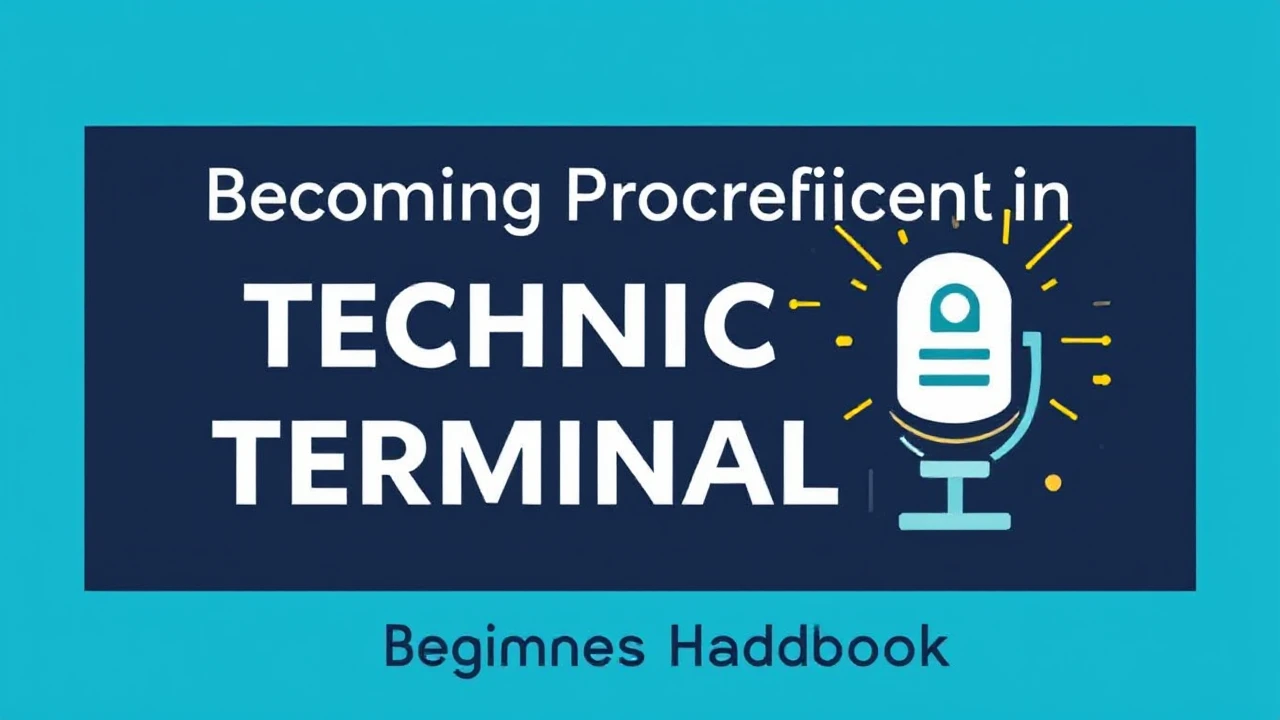 Becoming Proficient in Technical Terminology: A Beginner's Handbook