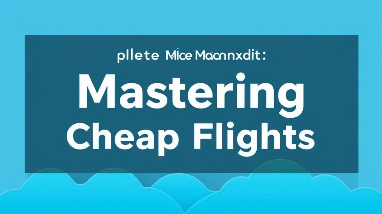 Complete Manual on Scoring Deals: Mastering Cheap Flights