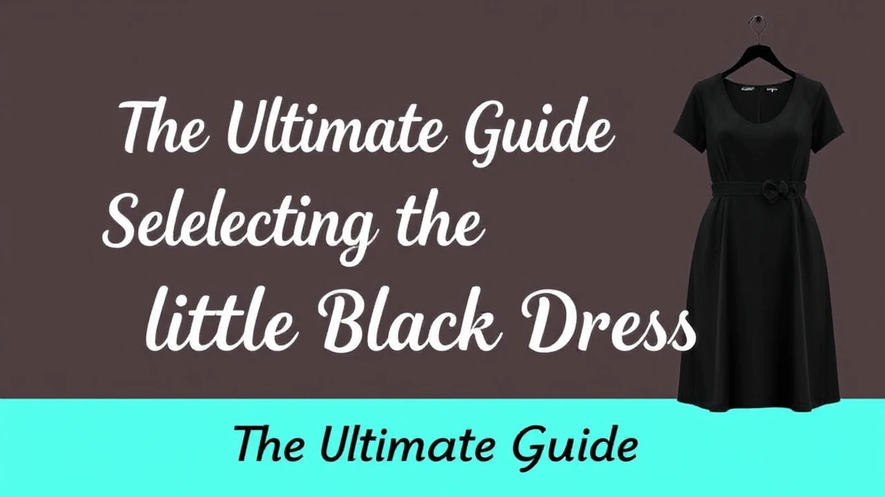The Ultimate Guide of Selecting the Ultimate Little Black Dress