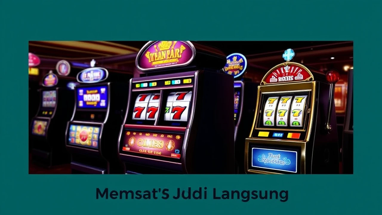 Keasyikan Bertaruh di Mesin Slot di Tempat Judi Langsung