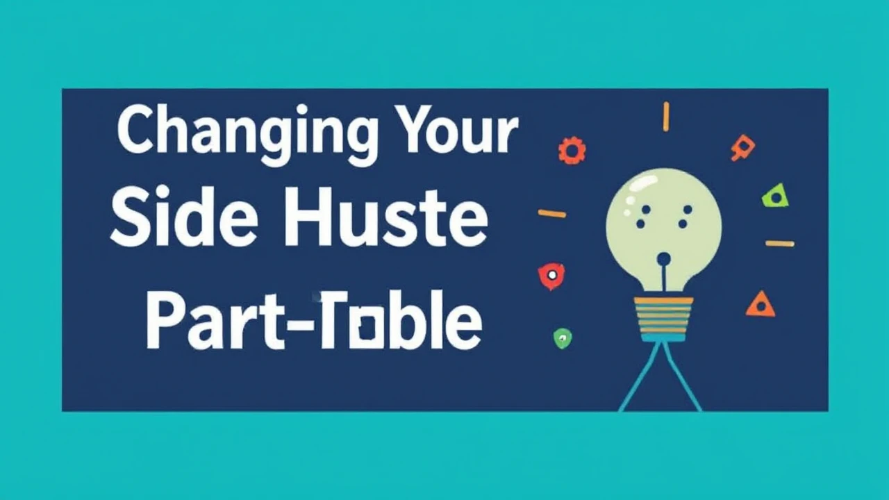 Changing Your Side Hustle into a Profitable Career: Maximizing Part-Time Employment