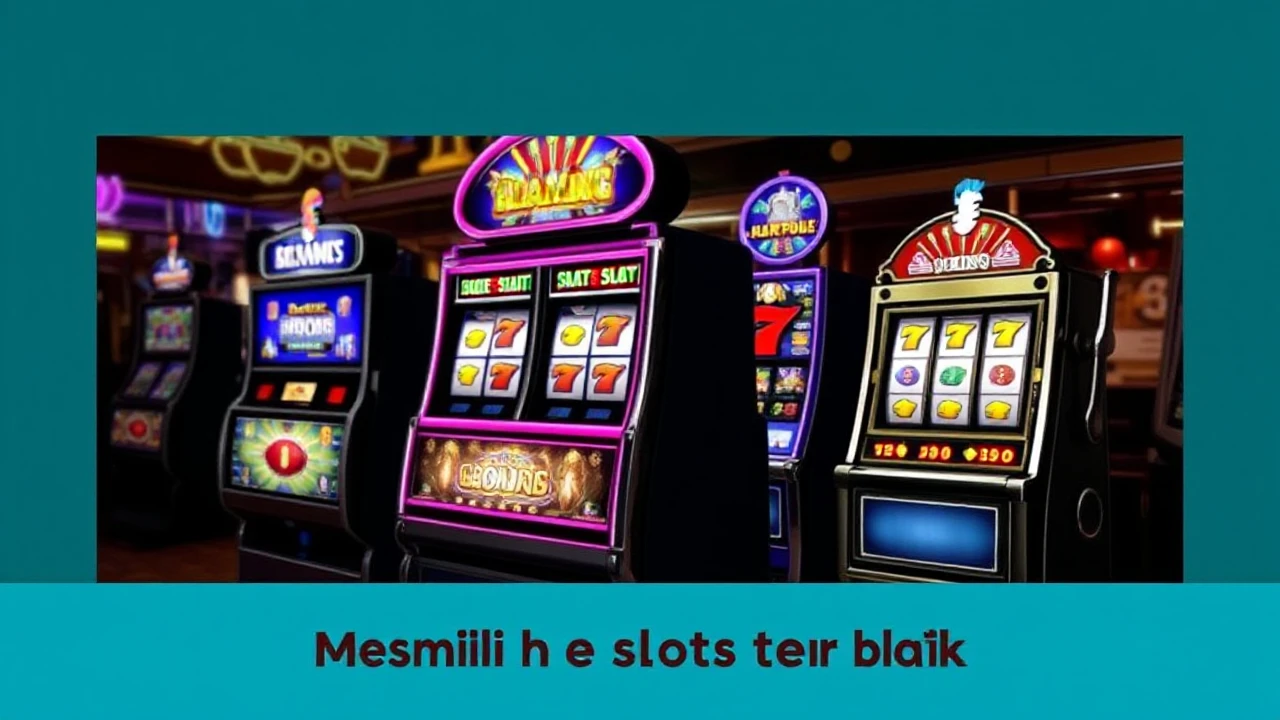 Panduan Memilih Mesin Slot Terbaik di Kasino